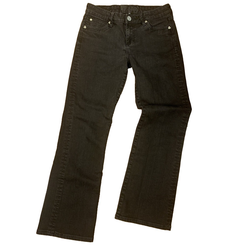 KUT From The Kloth Natalie Bootcut Jeans Womens 4 Black Stretch Denim